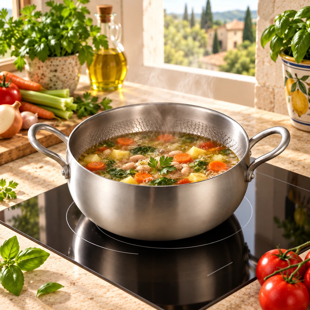 Casseruola profonda in titanio en cuisine — photo 1