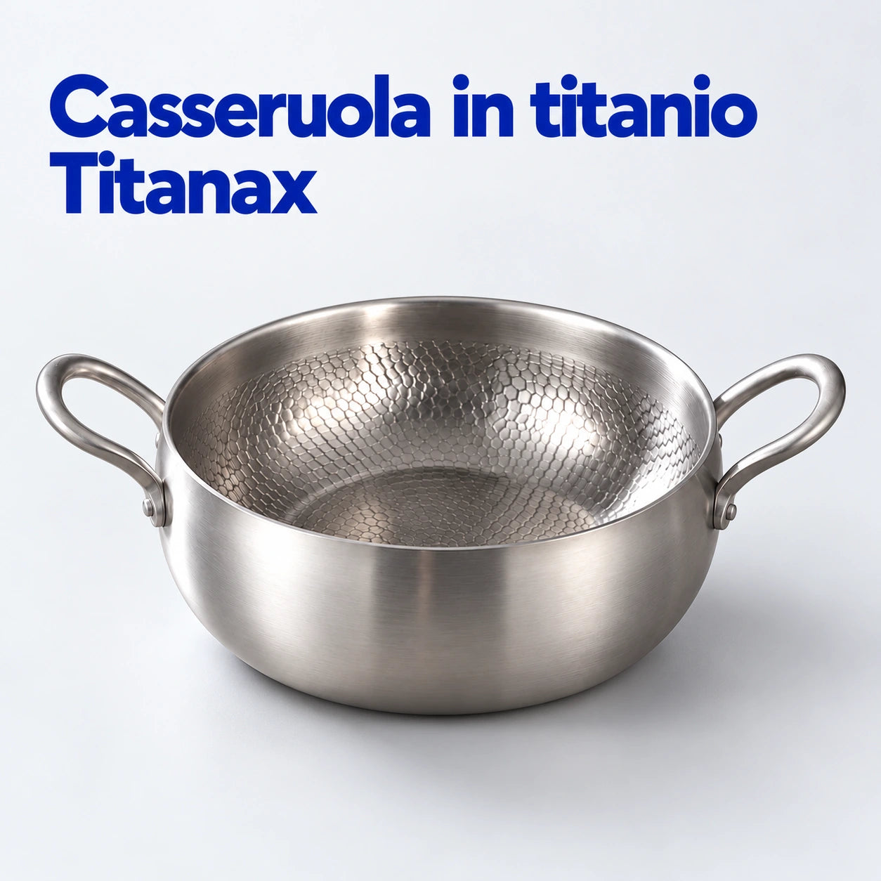 Casseruola profonda in titanio