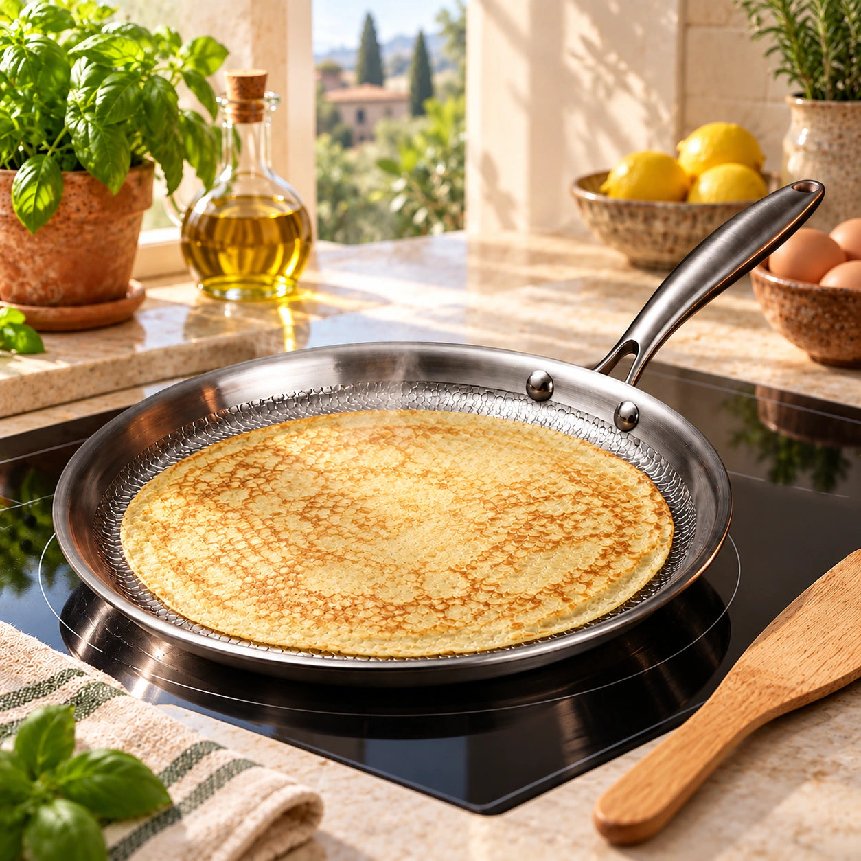 Crêpiera in titanio en cuisine — photo 1